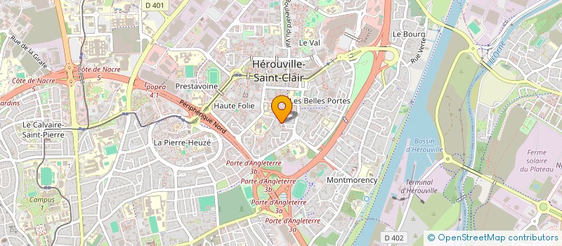 localisation de l'entreprise MONSIEUR YANNICK FROMENT  HEROUVILLE-SAINT-CLAIR