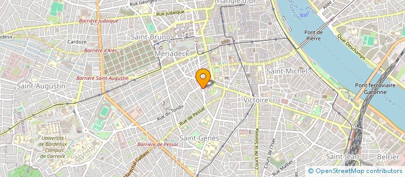 localisation de l'entreprise MONSIEUR YANNICK FULGENCE  BORDEAUX