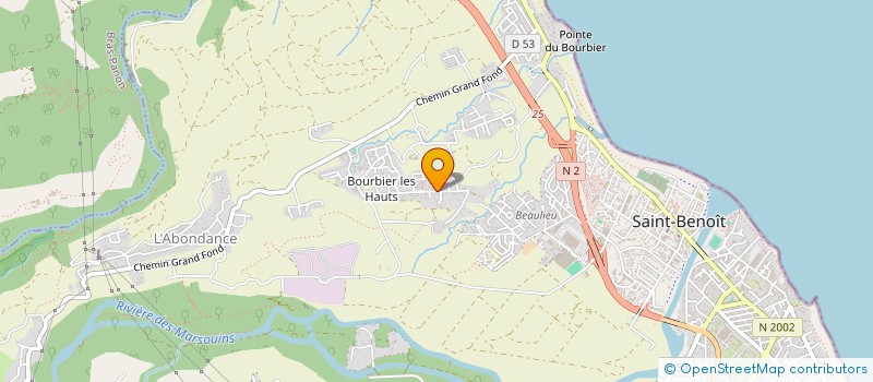 localisation de l'entreprise MONSIEUR YANNICK FUMONDE  SAINT-BENOIT