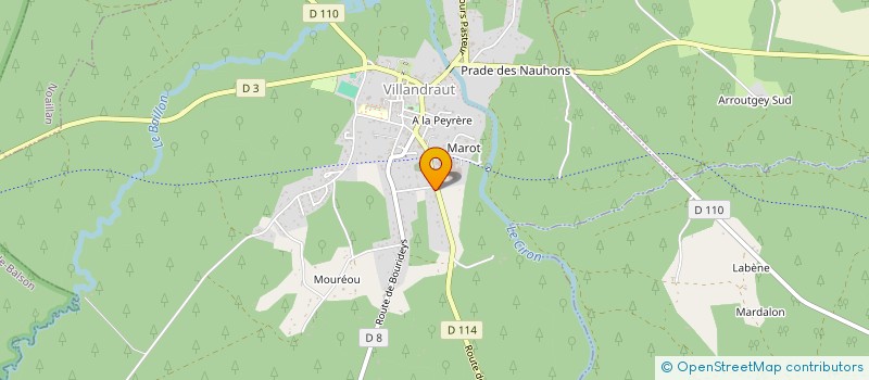 localisation de l'entreprise MONSIEUR YANNICK GABASTON  UZESTE