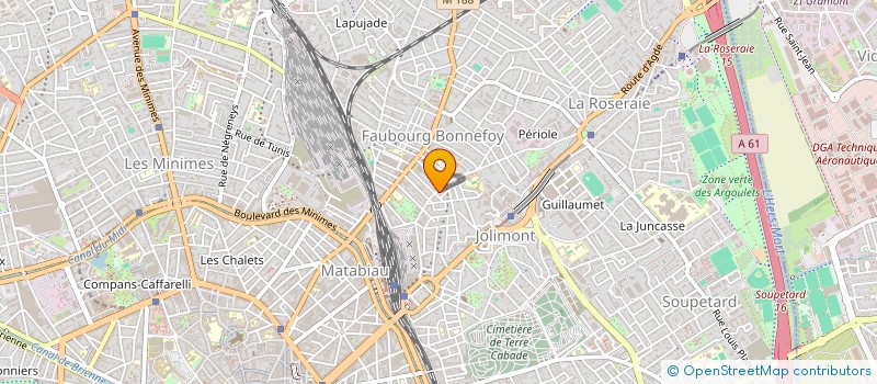localisation de l'entreprise MONSIEUR YANNICK GACHET à TOULOUSE