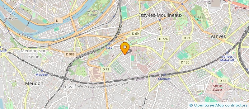 localisation de l'entreprise MONSIEUR YANNICK GAILLARD à ISSY-LES-MOULINEAUX