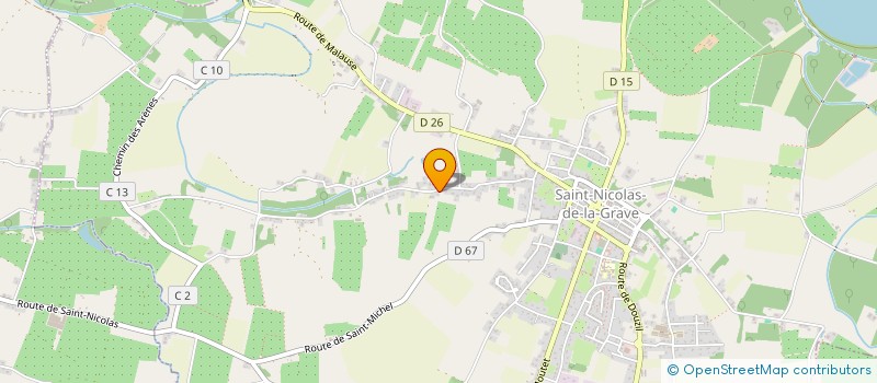localisation de l'entreprise MONSIEUR YANNICK GAMBADE  SAINT-NICOLAS-DE-LA-GRAVE