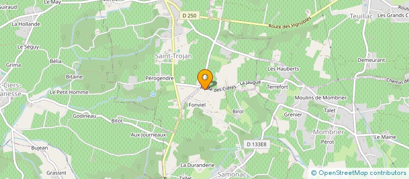 localisation de l'entreprise MONSIEUR YANNICK GANDON à PUGNAC