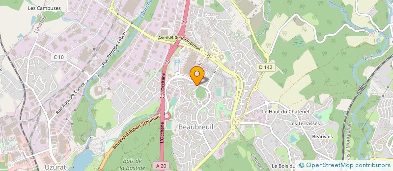 localisation de l'entreprise MONSIEUR YANNICK GANDON à LIMOGES