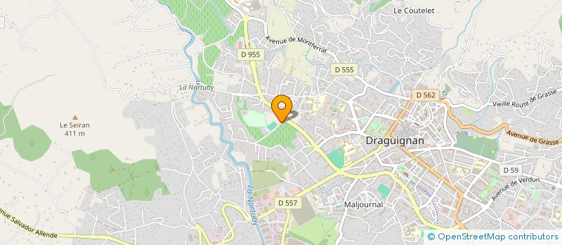 localisation de l'entreprise MONSIEUR YANNICK GARCIA  DRAGUIGNAN