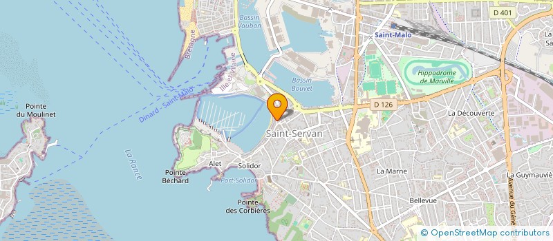 localisation de l'entreprise MONSIEUR YANNICK GARNIER  SAINT-MALO
