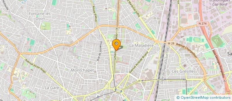 localisation de l'entreprise MONSIEUR YANNICK GASNOT à DIJON
