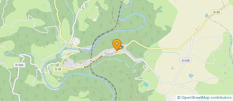 localisation de l'entreprise MONSIEUR YANNICK GAUCHY  NAJAC