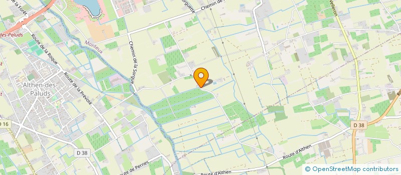 localisation de l'entreprise MONSIEUR YANNICK GAUTIER  CASTAGNIERS