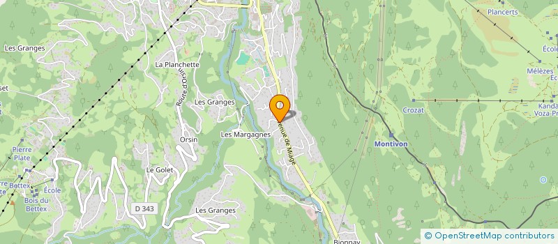 localisation de l'entreprise MONSIEUR YANNICK GEAY  SAINT-GERVAIS-LES-BAINS