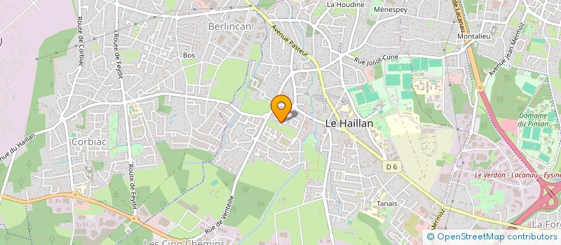 localisation de l'entreprise MONSIEUR YANNICK GEFFROY  LE HAILLAN