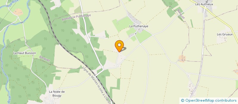 localisation de l'entreprise MONSIEUR YANNICK GENTES  ROMILLY-LA-PUTHENAYE