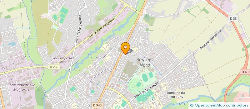 localisation de l'entreprise MONSIEUR YANNICK GERALD CHABIN  BOURGES