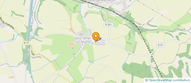 localisation de l'entreprise MONSIEUR YANNICK GIRARDIN à SAINT-VALLIER-SUR-MARNE