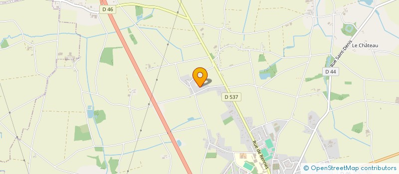 localisation de l'entreprise MONSIEUR YANNICK GLEMAUD  LUSANGER