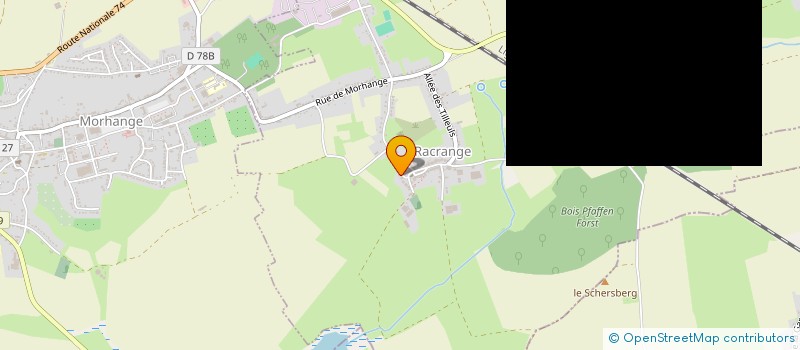 localisation de l'entreprise MONSIEUR YANNICK GOASDOUE  RACRANGE