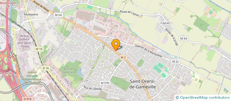 localisation de l'entreprise MONSIEUR YANNICK GORET à SAINT-ORENS-DE-GAMEVILLE