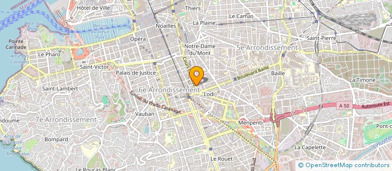 localisation de l'entreprise MONSIEUR YANNICK GOUDOUT à MARSEILLE