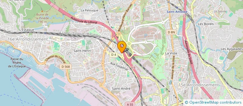 localisation de l'entreprise MONSIEUR YANNICK GOURDIN à MARSEILLE