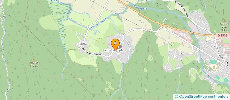 localisation de l'entreprise MONSIEUR YANNICK GOUTARD  GIEZ