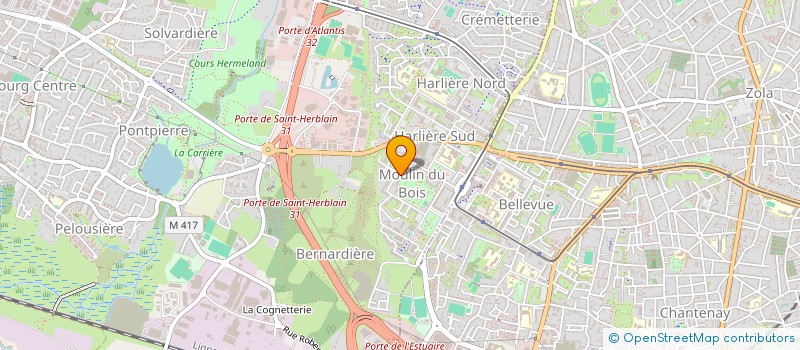 localisation de l'entreprise MONSIEUR YANNICK GOUY à ST-HERBLAIN