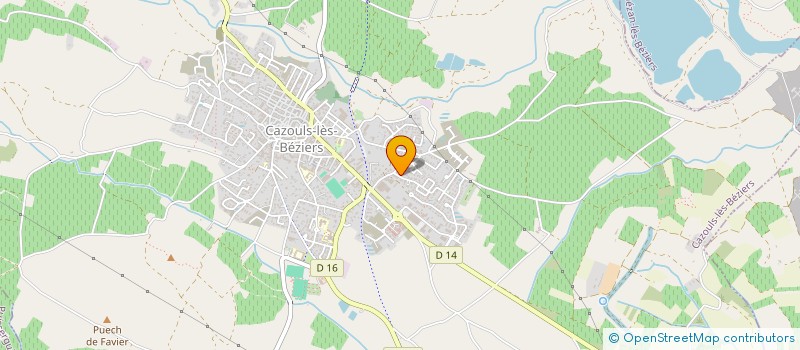 localisation de l'entreprise MONSIEUR YANNICK GOUZY  CAZOULS-LES-BEZIERS