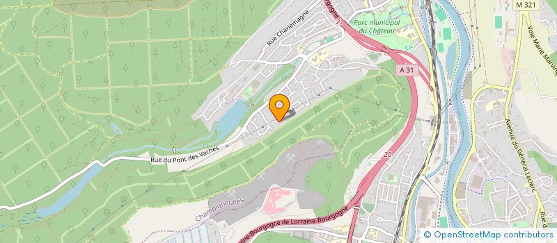 localisation de l'entreprise MONSIEUR YANNICK GRANDJEAN  CHAMPIGNEULLES