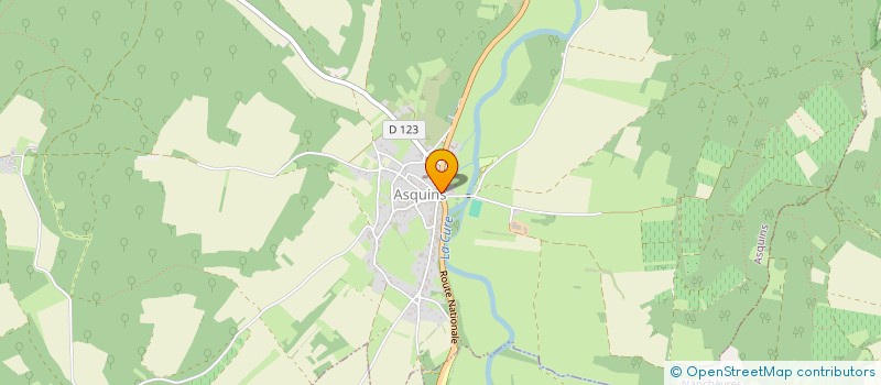 localisation de l'entreprise MONSIEUR YANNICK GRAVOUILLE  ASQUINS