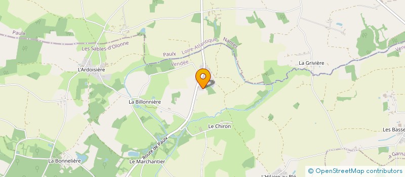 localisation de l'entreprise MONSIEUR YANNICK GROSEILLER  LA GARNACHE