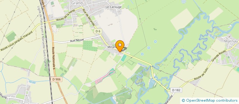 localisation de l'entreprise MONSIEUR YANNICK GRUSON  CHAMPAGNE-SUR-SEINE