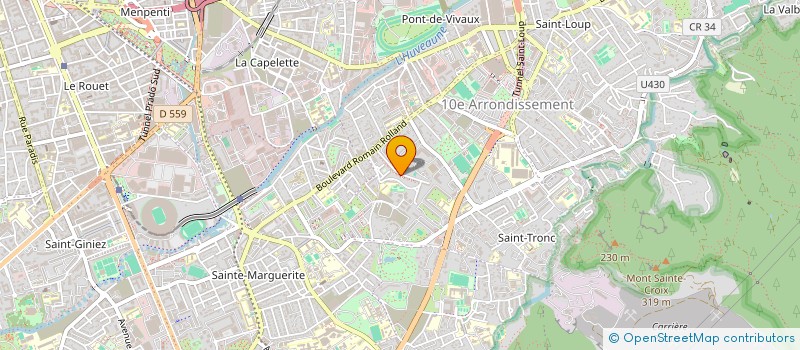 localisation de l'entreprise MONSIEUR YANNICK GUARIN à MARSEILLE 10