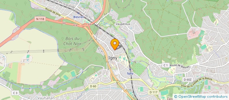 localisation de l'entreprise MONSIEUR YANNICK GUERER  IGNY