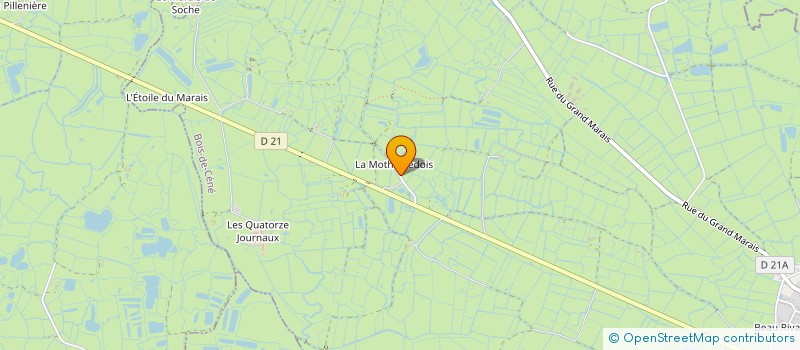 localisation de l'entreprise MONSIEUR YANNICK GUILLONNEAU  LA GARNACHE