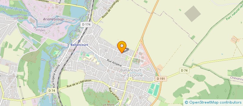 localisation de l'entreprise MONSIEUR YANNICK GUION FIRMIN  BALLANCOURT-SUR-ESSONNE