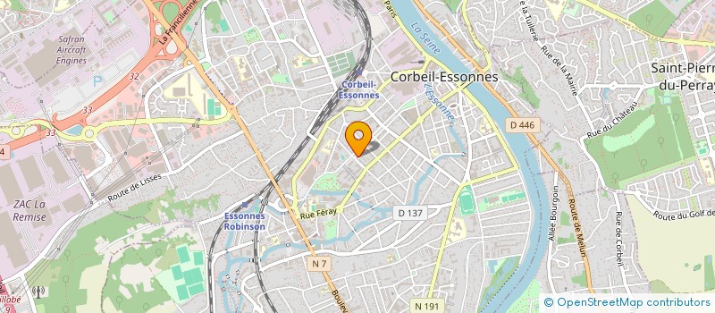 localisation de l'entreprise MONSIEUR YANNICK GUIOUGOU  CORBEIL-ESSONNES