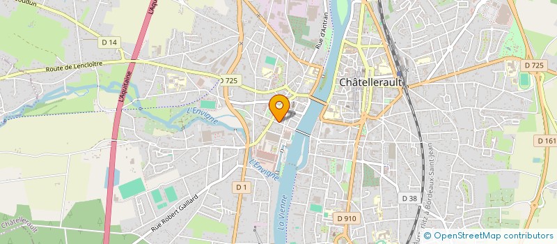 localisation de l'entreprise MONSIEUR YANNICK HAMET à CHATELLERAULT