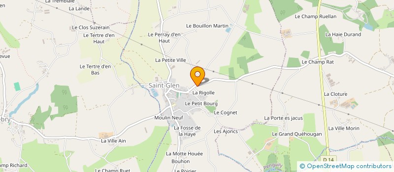 localisation de l'entreprise MONSIEUR YANNICK HARDOUIN à SAINT-GLEN