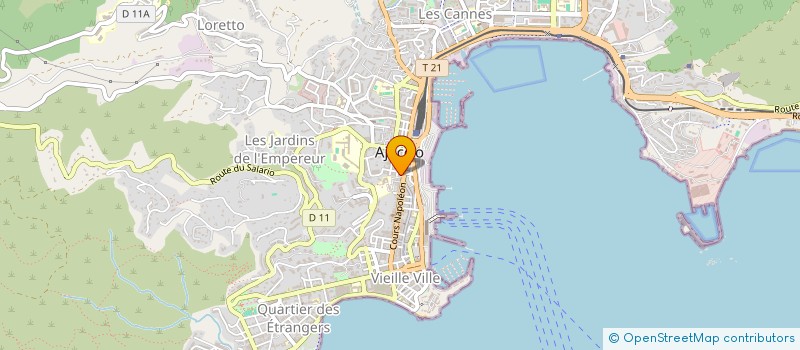 localisation de l'entreprise MONSIEUR YANNICK HAREL à AJACCIO