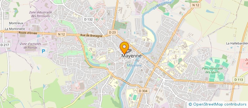 localisation de l'entreprise MONSIEUR YANNICK HARNAIS à MAYENNE