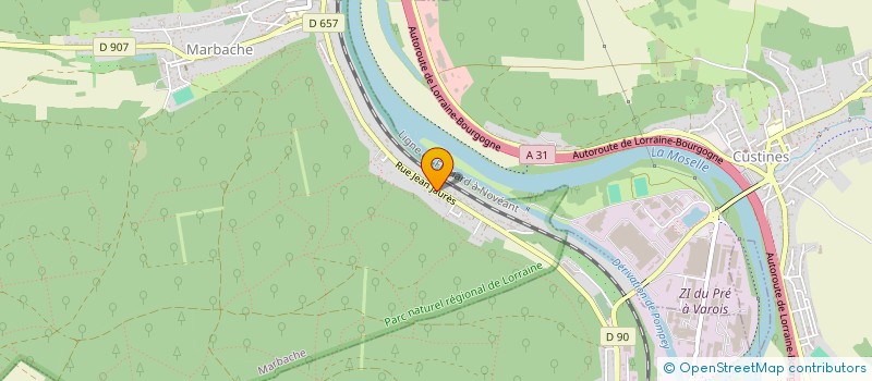 localisation de l'entreprise MONSIEUR YANNICK HARREL  MARBACHE