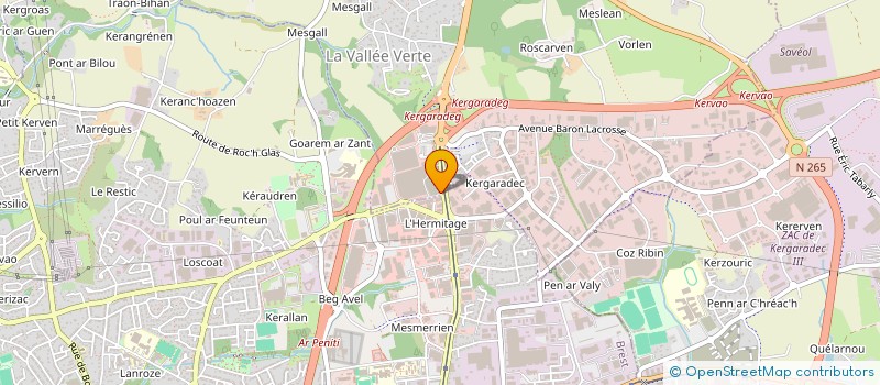 localisation de l'entreprise MONSIEUR YANNICK HASCOET  GOUESNOU