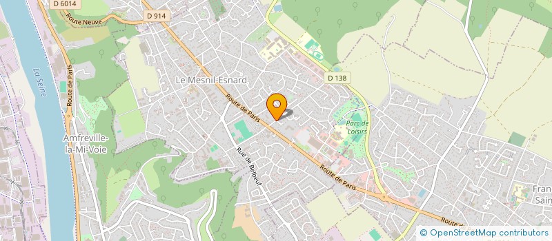 localisation de l'entreprise MONSIEUR YANNICK HELAINE  LE MESNIL-ESNARD