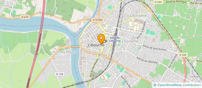 localisation de l'entreprise MONSIEUR YANNICK HELIAS à LIBOURNE