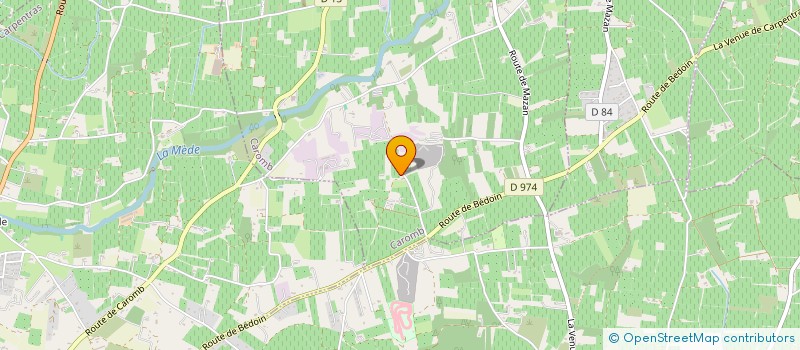 localisation de l'entreprise MONSIEUR YANNICK HENOCQ  CAROMB