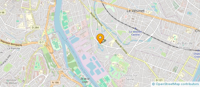 localisation de l'entreprise MONSIEUR YANNICK HENRY AUJARD  LE VESINET