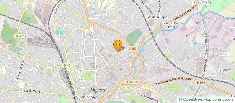 localisation de l'entreprise MONSIEUR YANNICK HERMANT à NEVERS