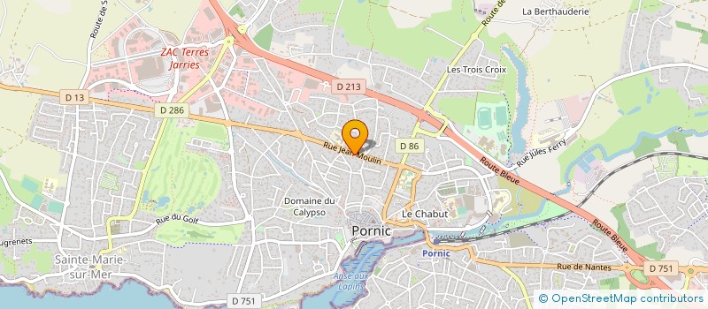 localisation de l'entreprise MONSIEUR YANNICK HERNIOU à PORNIC