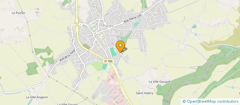 localisation de l'entreprise MONSIEUR YANNICK HERVE  PORDIC