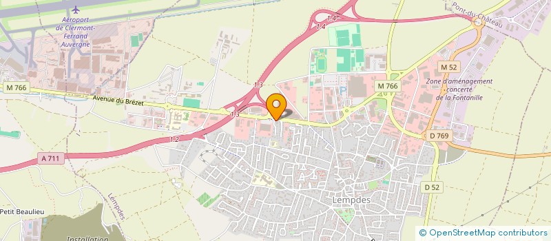 localisation de l'entreprise MONSIEUR YANNICK HERVIER  LEMPDES